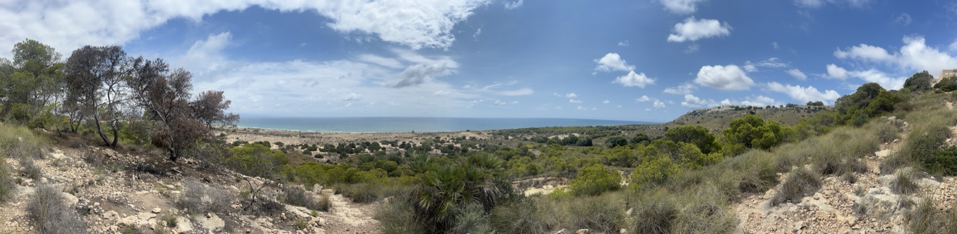 Küstenpanorama von Santa Pola an der Costa Blanca